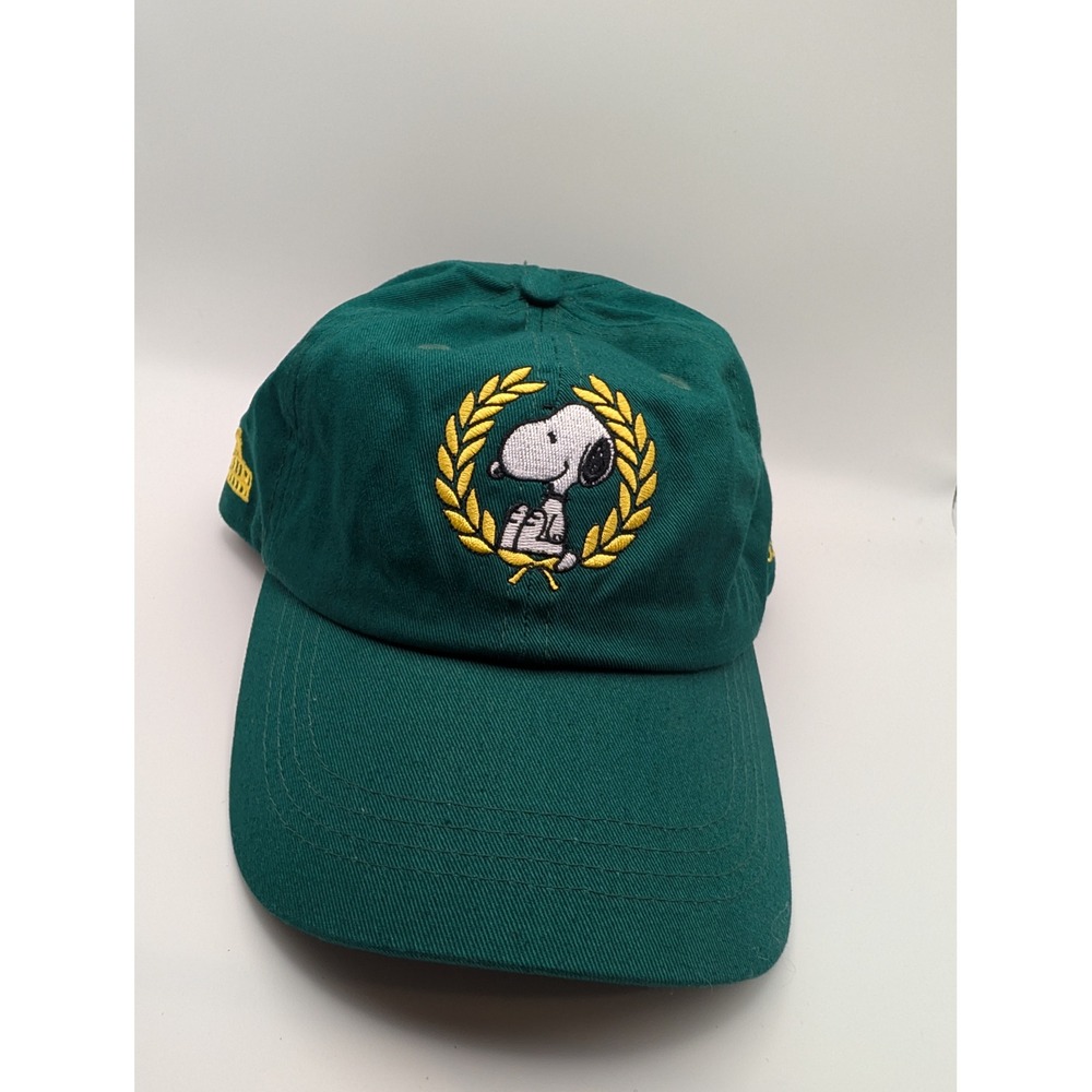J.K. Place Roma Hat Unisex OS Green Excellent Snoopy Peanuts Colosseum Italy SEO